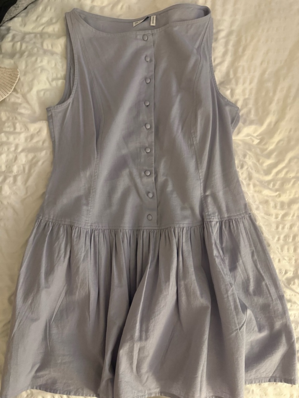 Sleeveless Button-Front Dress